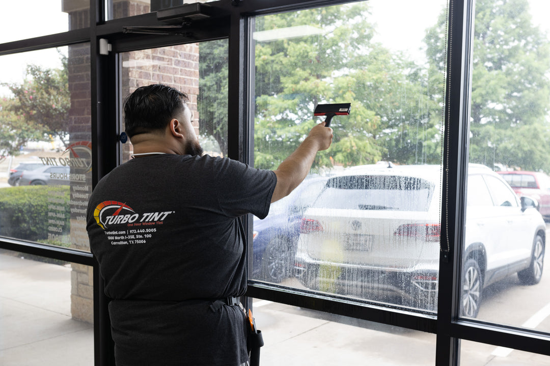 Arch window tint Carrollton Texas Turbo Tint 