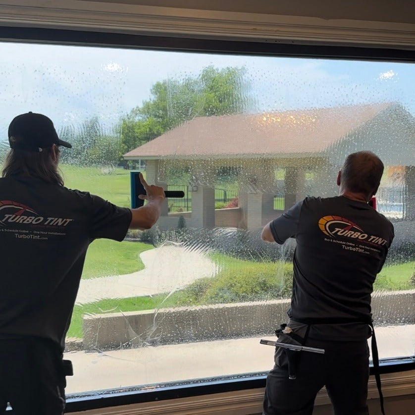 large park window tinted by turbo tint for heat protection 