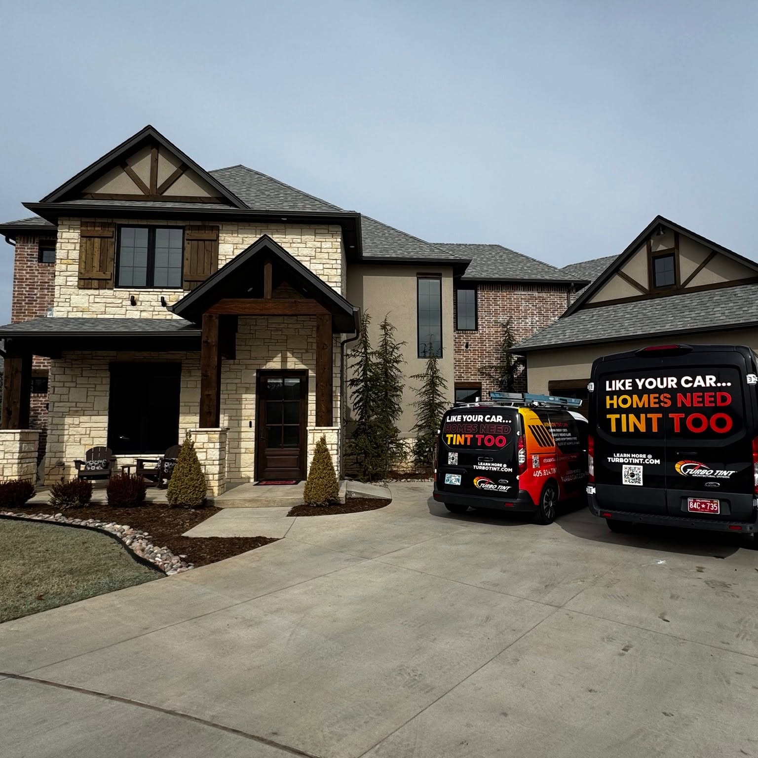 Turbo tint home residential window tint installation and vehicles 