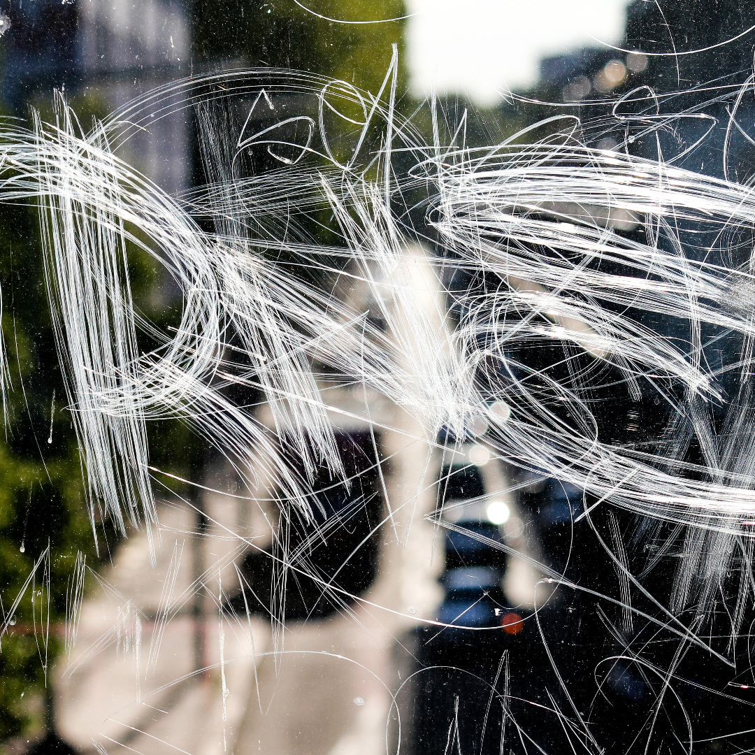 Scratched glass surface can be prevented with window film